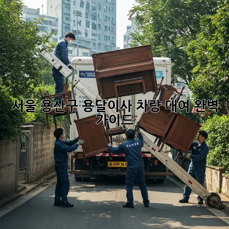 서울 용산구 용달이사 차량 대여 완벽 가이드