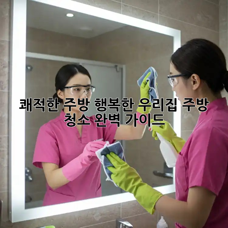 쾌적한 주방, 행복한 우리집: 주방 청소 완벽 가이드